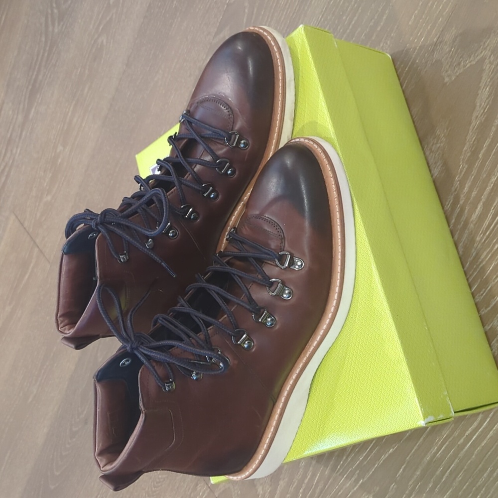 Men's Ted Baker Brown Leather Boots Size